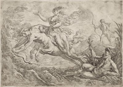 Nessus blir truffet av Hercules