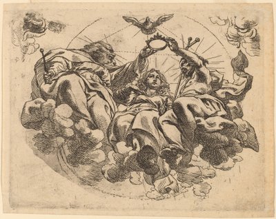 Kroningen av jomfruen av Cornelis Schut I