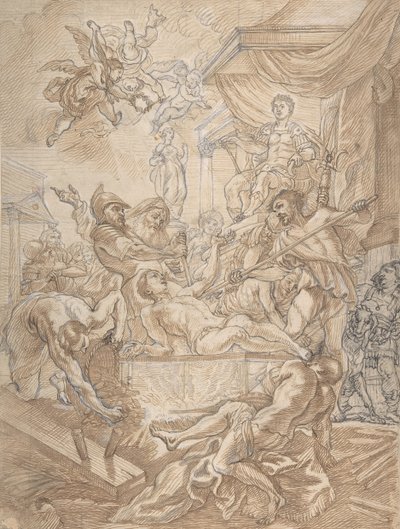 The Martyrdom of Saint Lawrence, tidlig på 1600- og midten av 1600-tallet. av Cornelis Schut I