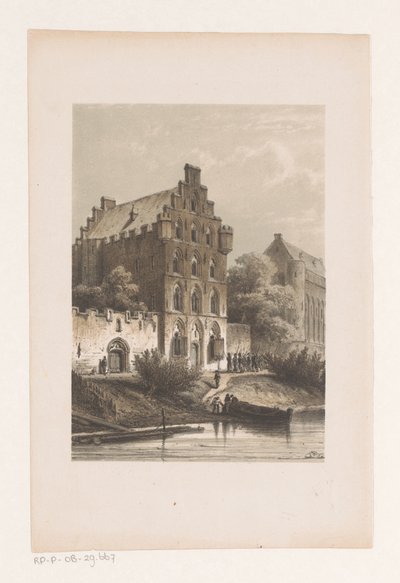 Hus langs vannet Hus av adelsmenn av Cornelis Springer