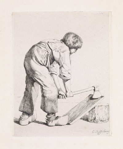vedkløyveren Fjerde suite (serietittel) av Cornelis Steffelaar