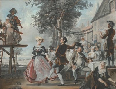 Bryllupet til Kloris og Roosje av Cornelis Troost