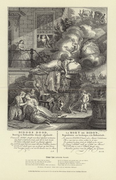 Didos død av Cornelis Troost