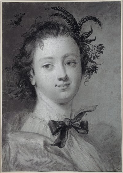 Ung kvinne som personifikasjon av sommeren av Cornelis Troost