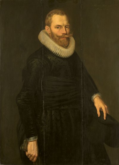 Portrett av Dirck Hasselaer av Cornelis Van der Voort