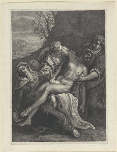 Kristi skjelving av Cornelis Visscher (II)