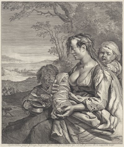 Heidi Jeg lover at jo rikere desto fattige (...) ordene jeg ga (tittel på objekt) av Cornelis Visscher (II)