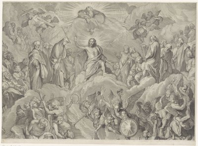 Siste dom (topplate) av Cornelis Visscher (II)