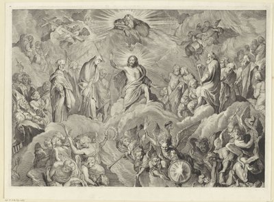 Siste dom (topplate) av Cornelis Visscher (II)