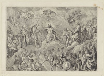 Siste dom (topplate) av Cornelis Visscher (II)