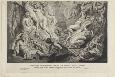 Siste dom (bunnplate) av Cornelis Visscher (II)