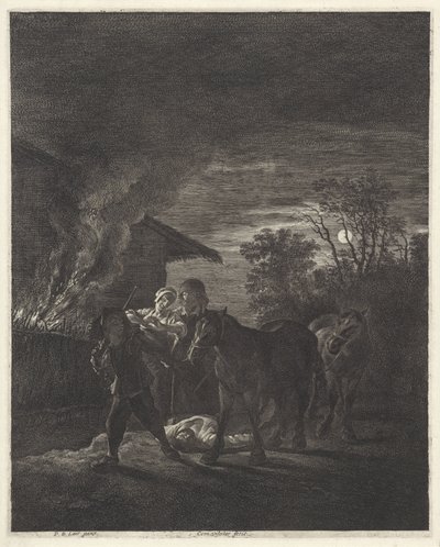 hestetyveri av Cornelis Visscher (II)