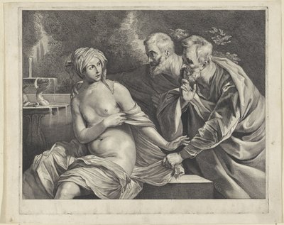 Susanna og de eldste av Cornelis Visscher (II)