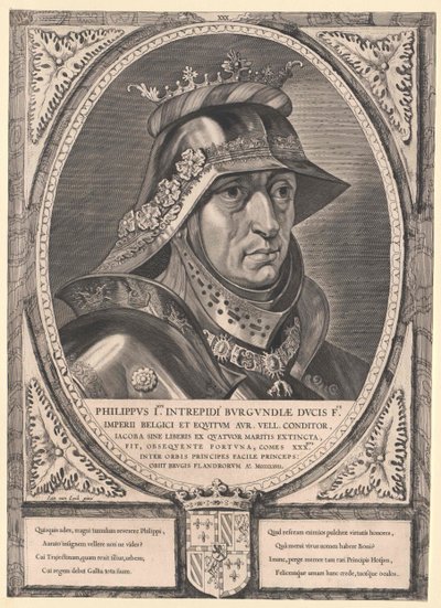 Den hellige romerske keiseren Maximilian I (trykk) av Cornelis Visscher