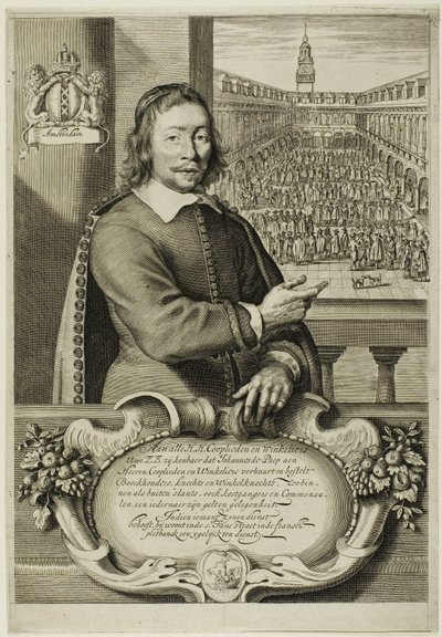 Jan de Paep (børsfunksjonæren) av Cornelis Visscher