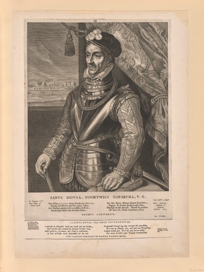 Jan van der Does, fra Quatuor Personae av Cornelis Visscher