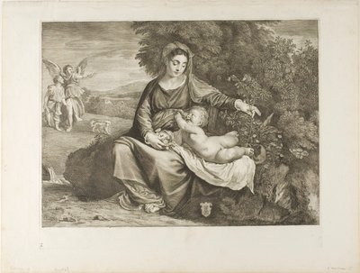 Madonna og barn av Cornelis Visscher