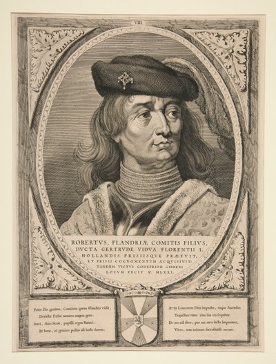 Robert, sønn av greven av Flandern av Cornelis Visscher