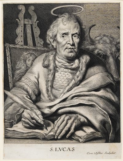 St. Luke av Cornelis Visscher