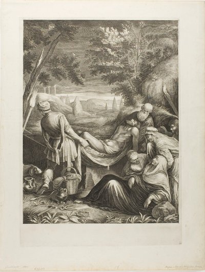 Gravleggingen av Cornelis Visscher