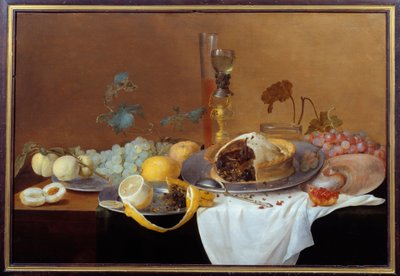 Stilleben med Pate-maleri av Cornelis de Heem (1631-1695) 1600-tallet Nantes, Musee des Beaux Arts av Cornelis de Heem