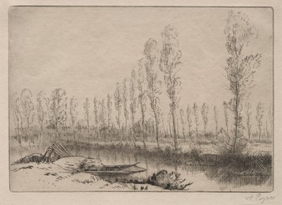 Nær Amiens, torvmyrer av Cornelis de Visscher
