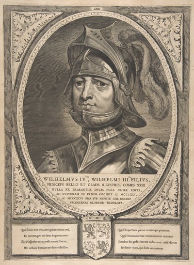 William IV fra serien Grever og grevinner av Holland, Zeeland og Vest-Frisia, 1650. av Cornelis de Visscher
