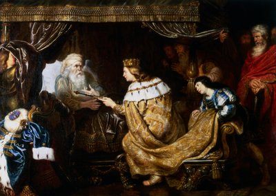 David presenterer septeret til Salomo, tidlig på 1600-tallet av Cornelis de Vos