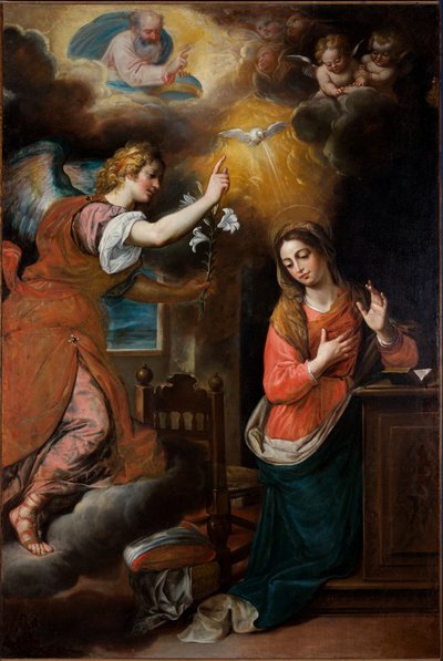 Kunngjøring, etter 1600 (olje på lerret) av Cornelis de Wael
