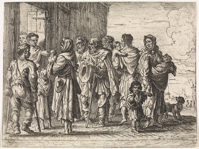 Tiggere for et kloster Sjangerscener (serietittel) av Cornelis de Wael