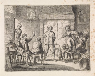 Bønder i et vertshus Sjangerscener (serietittel) av Cornelis de Wael