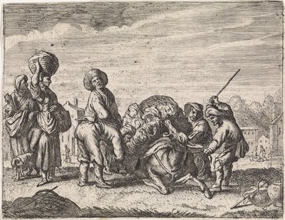 Det brøyte eselet Sjangerscener (serietittel) av Cornelis de Wael