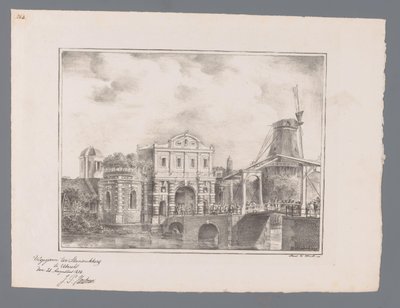 Catharijnepoort i Utrecht Bilder av ansikter i eller i nærheten av Utrecht (serietittel) av Cornelis van Hardenbergh