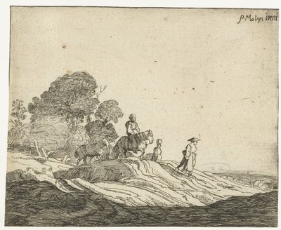 Landskap med hester Fire landskap (serietittel) av Cornelis van Kittensteyn (attributed to)