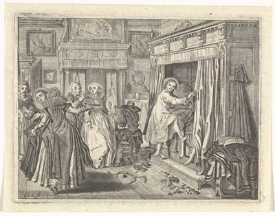 soveromsscene av Cornelis van Kittensteyn
