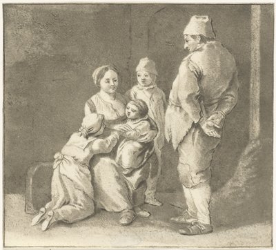 Gruppe av figurer av Cornelis van Noorde