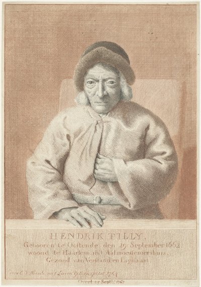 Portrett av Hendrik Tilly av Cornelis van Noorde
