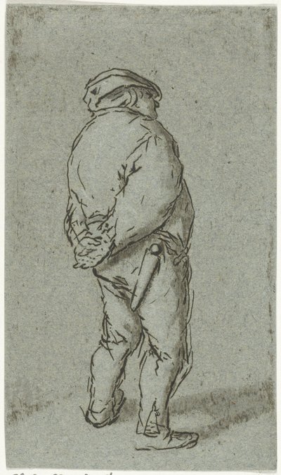 stående mann av Cornelis van Noorde