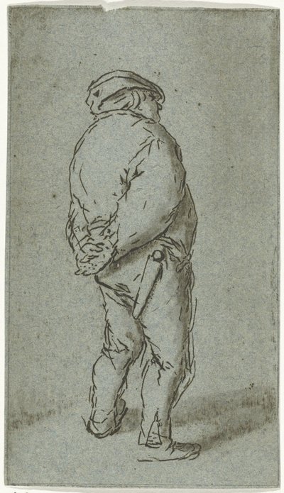 stående mann av Cornelis van Noorde