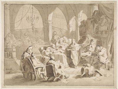 Kristus i en alder av tolv i templet av Cornelis van der Griendt