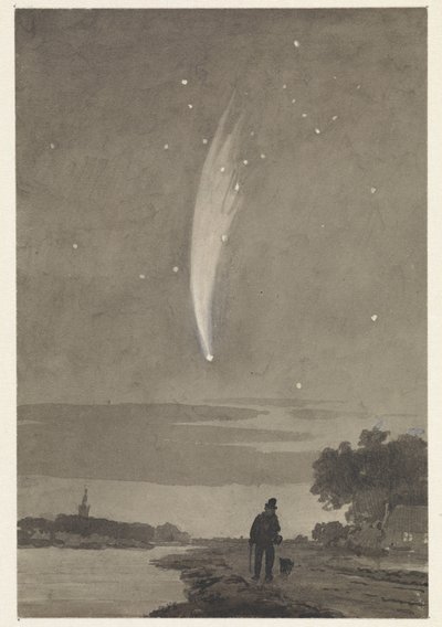 Donatis komet, 10. oktober 1858 av Cornelis van der Griendt