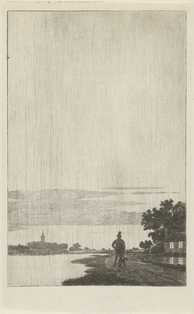 Donatis komet, 1858 av Cornelis van der Griendt