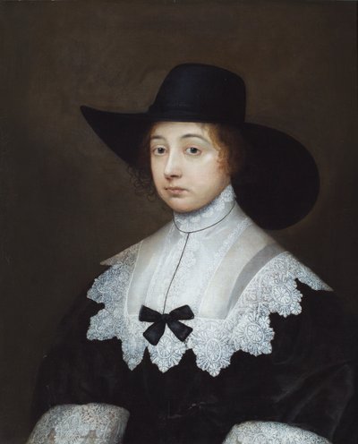 Portrett av Dorothy Sydney, grevinne av Leicester (oljemaleri) av Cornelius I Johnson