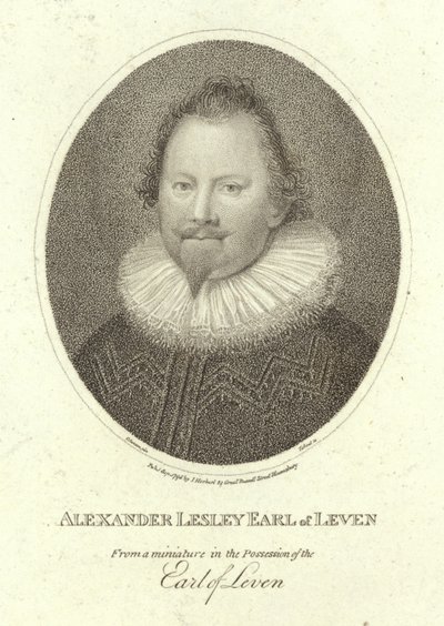 Portrett av Alexander Leslie, jarl av Leven av Cornelius Janssen van Ceulen