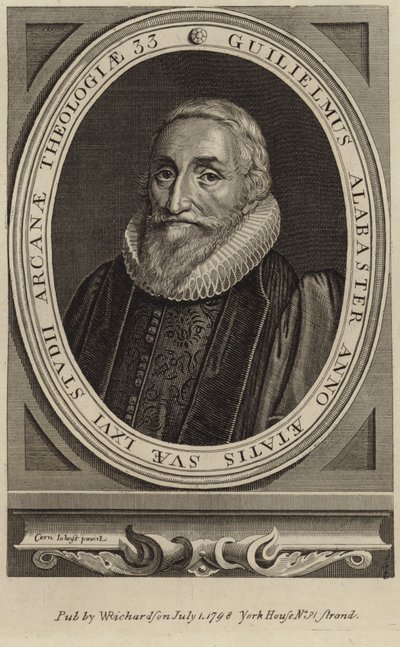Portrett av William Alabaster av Cornelius Janssen van Ceulen