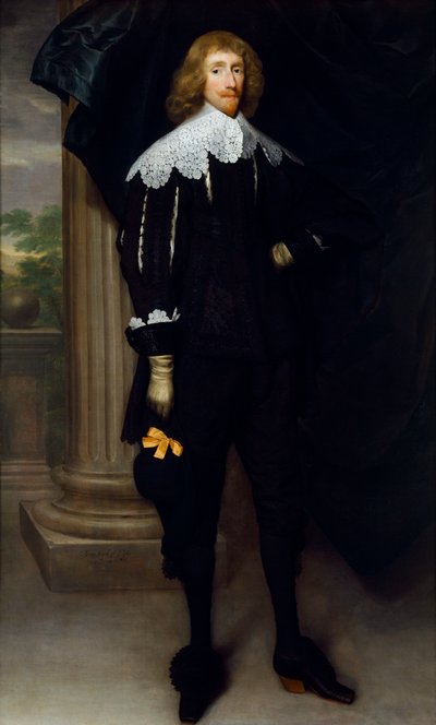 Thomas Bruce, jarl av Elgin (olje på lerret) av Cornelius Janssen van Ceulen