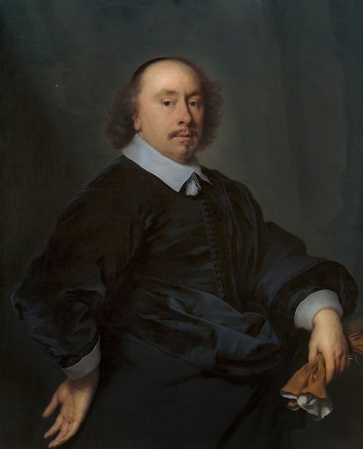 Portrett av en mann av Cornelius Johnson