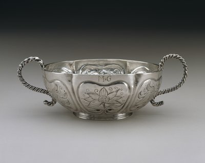 Brandyvinskål, 1696-1731 (sølv) av Cornelius Kierstede