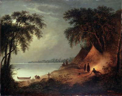 Indisk begravelse av Cornelius Krieghoff