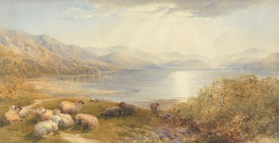 Scene på Mawddlach, nær Barmouth av Cornelius Pearson